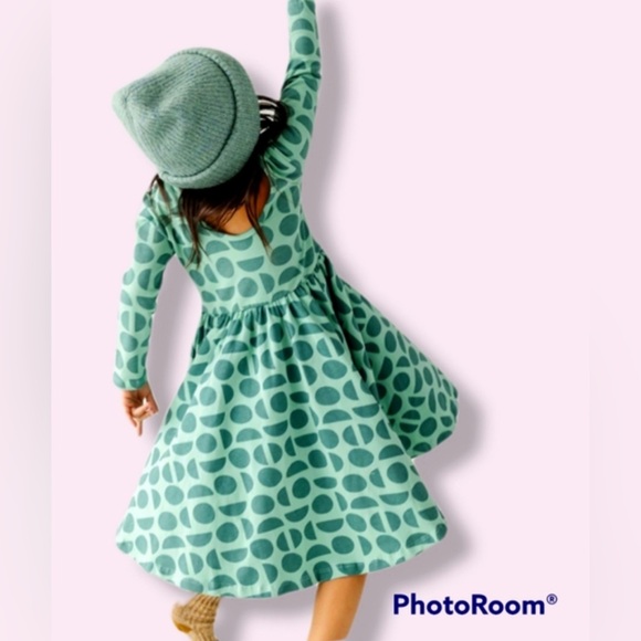 Alice + Ames Modern Ornaments Green Dress size 7 - Picture 5 of 5